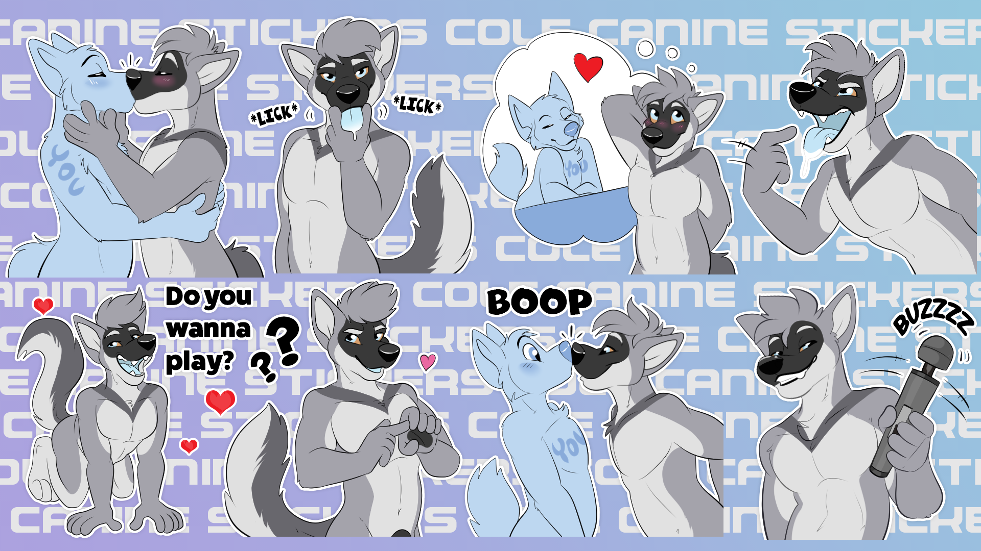 splash image featuring panel from My Boyfriend is a Dog